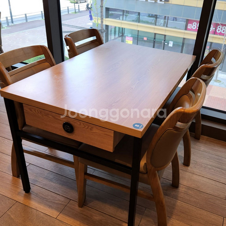 업소용 식당 한식 뷔페 함바 식탁 테이블 4인 750*1200 30각 40각--6